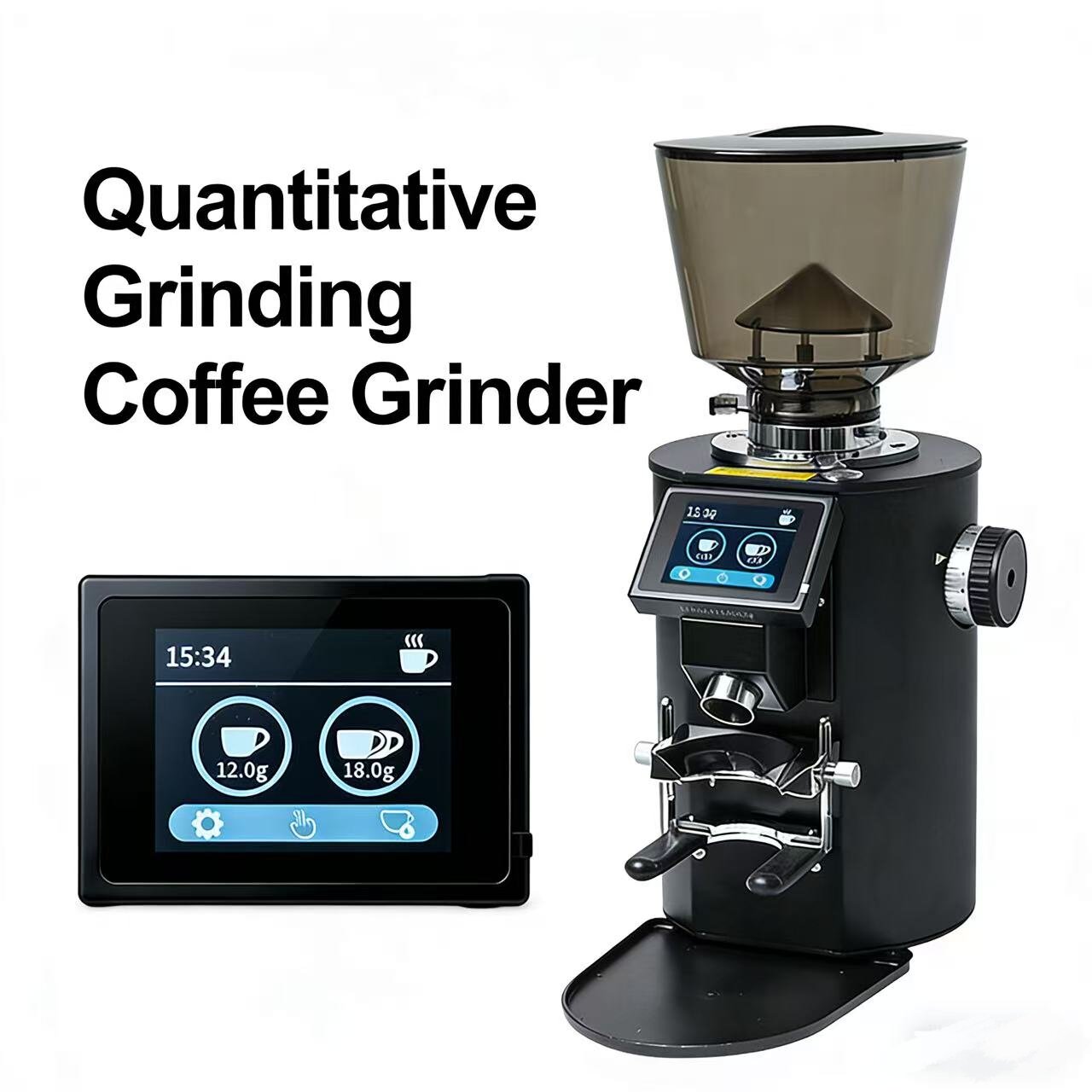 Coffee Grinder Burr Flat - Profesjonalny komercyjny młynek do kawy z