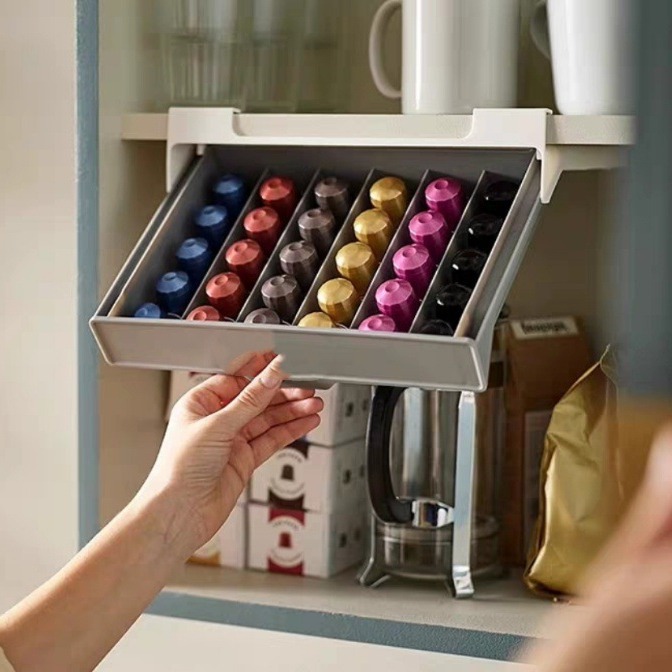 Coffee Equipment Rack - Pojemnik na kapsułki kawy, organizer na