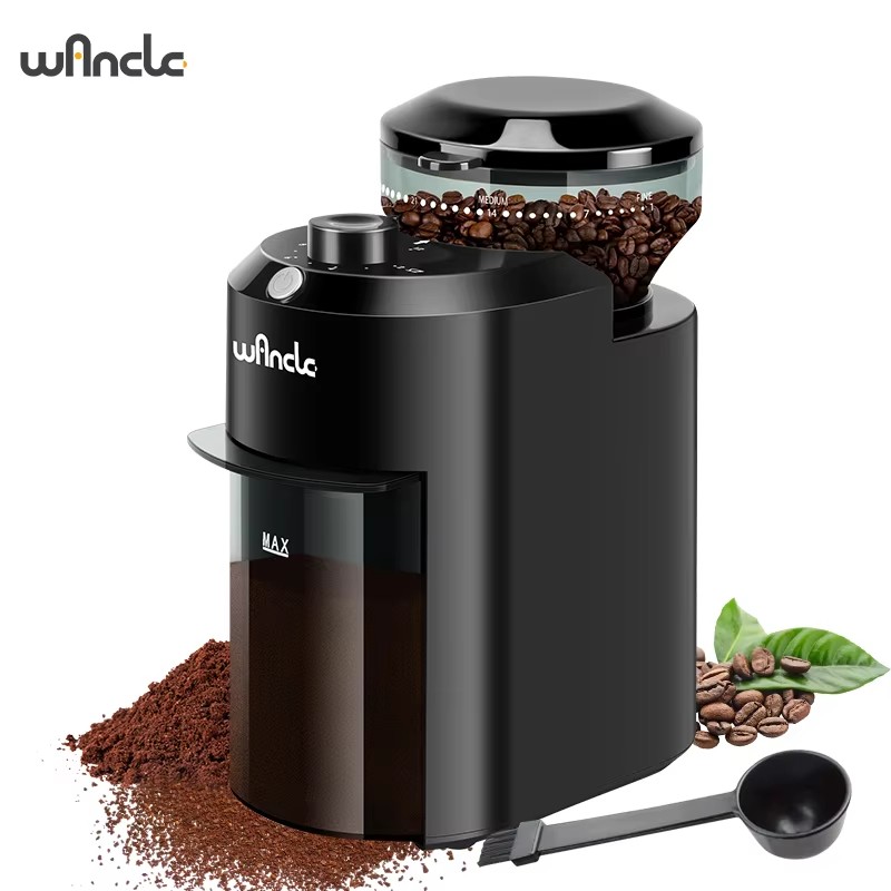 Coffee Grinder Burr Flat - Wancle elektryczny młynek do kawy Burr