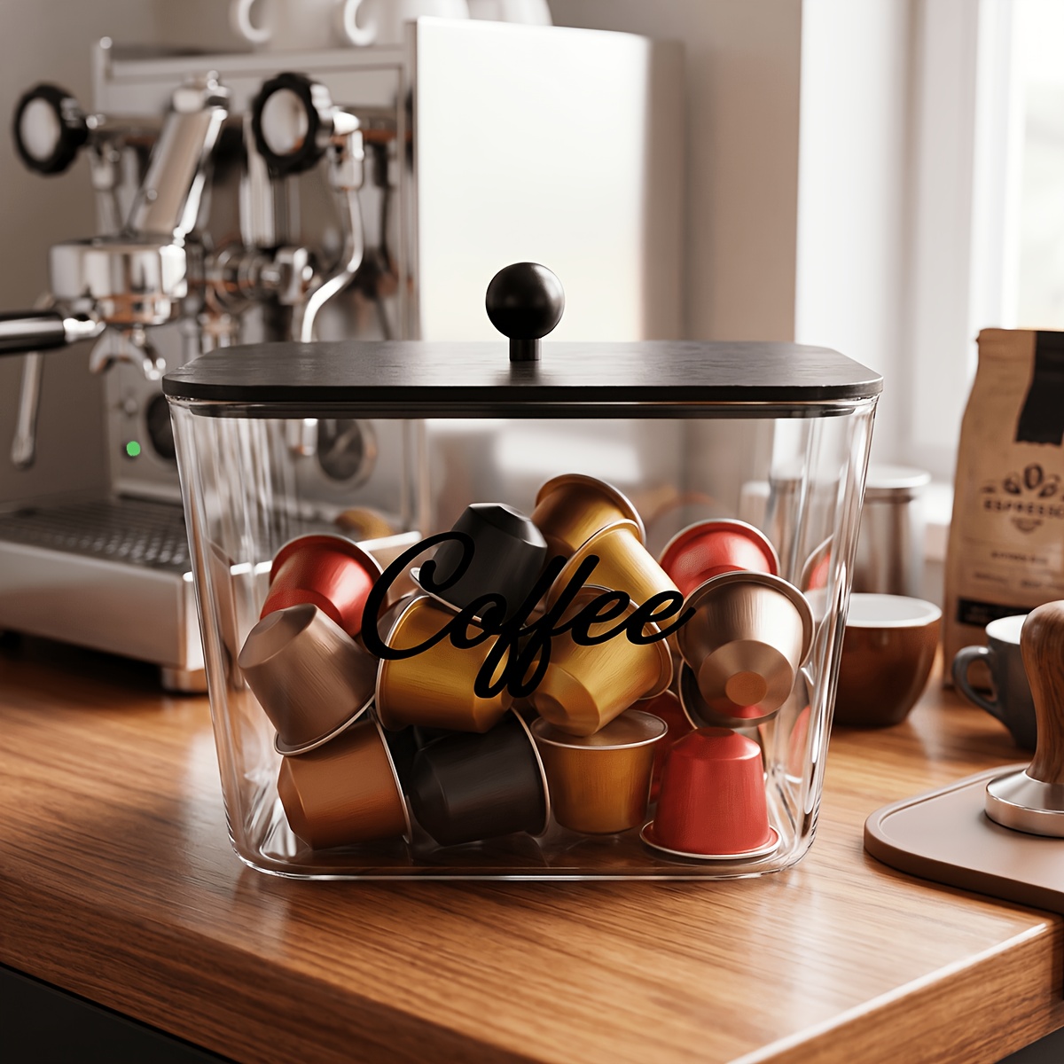 Pojemnik na kapsułki z pokrywk – Coffee Equipment Rack recenzja i cena