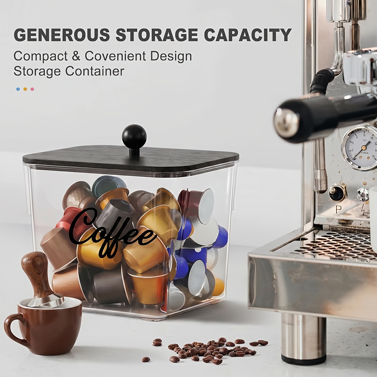 Pojemnik na kapsułki z pokrywk – Coffee Equipment Rack recenzja i cena