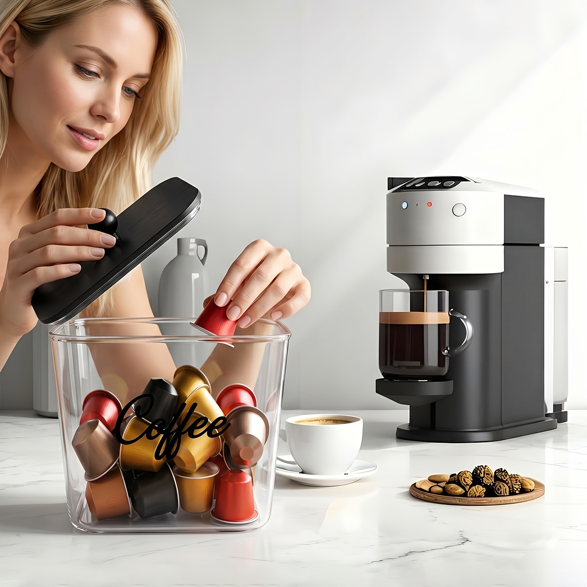 Pojemnik na kapsułki z pokrywk – Coffee Equipment Rack recenzja i cena