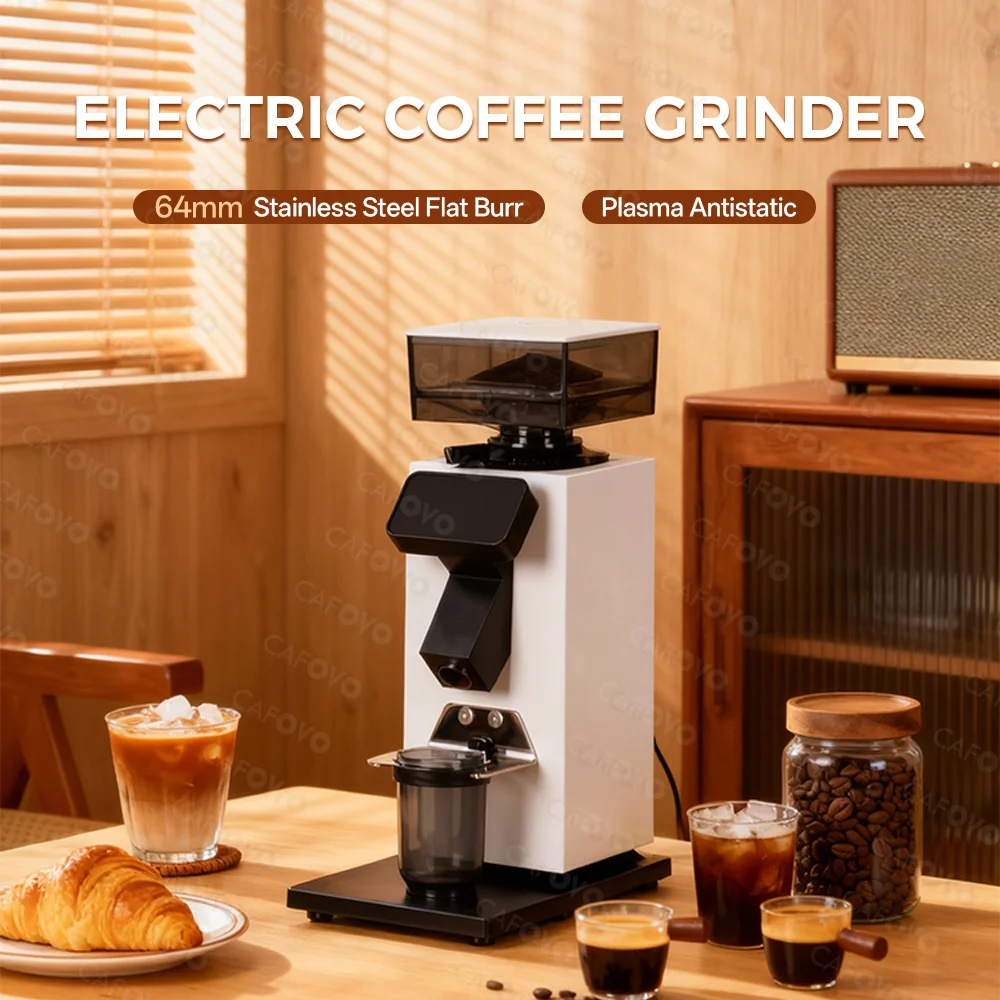 CAFOVO G964F Młynek do kawy z  – Coffee Grinder Burr Flat recenzja i cena