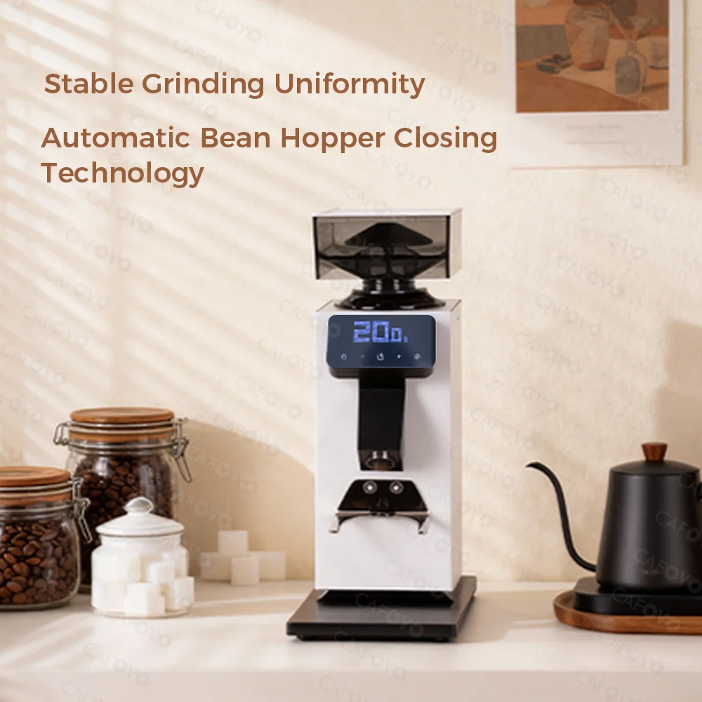 CAFOVO G964F Młynek do kawy z  – Coffee Grinder Burr Flat recenzja i cena